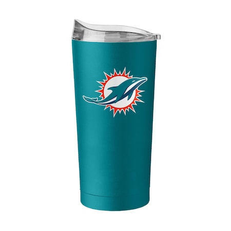 Logo Brands Miami Dolphins 20oz Flipside Powder Coat Tumbler 617-S20PT-34